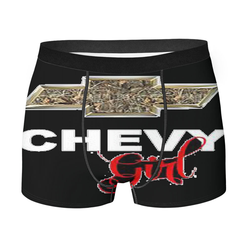 Camo Chevy Girl Men's Boxer Briefs