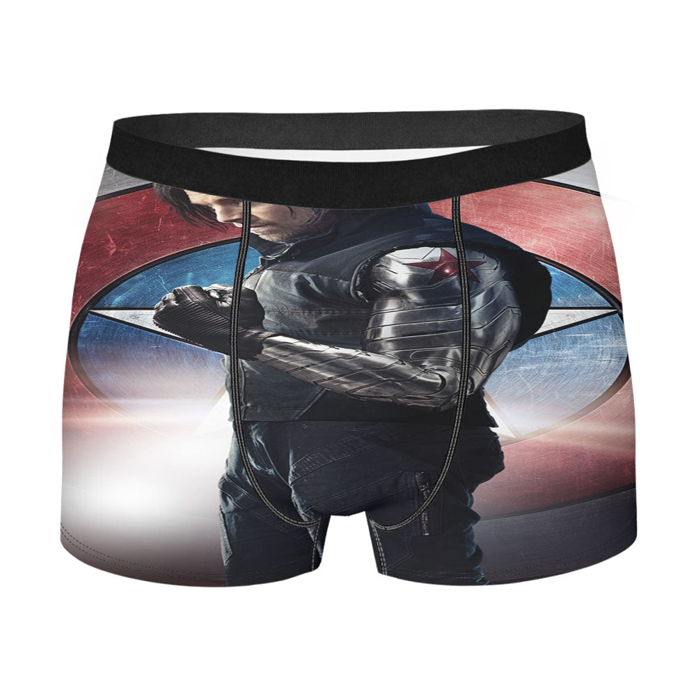 Captain America Bucky Men's Boxer Briefs