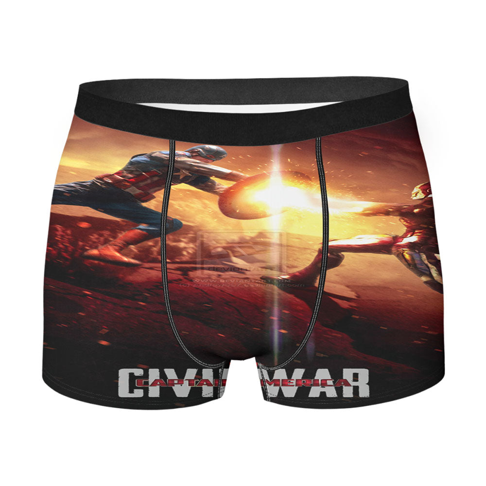 Captain America Civil War Men's Boxer Briefs
