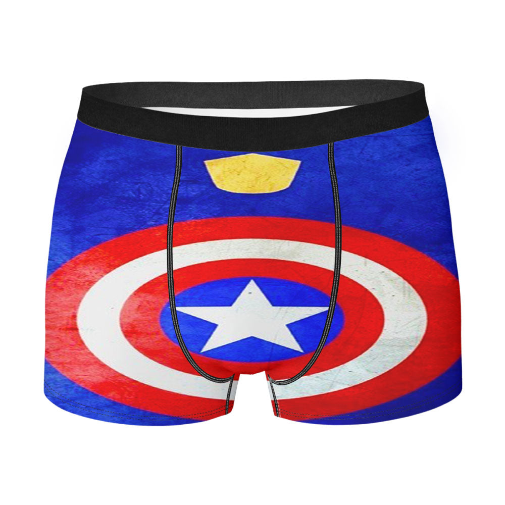 Captain America Marvel Hero Men's Boxer Briefs