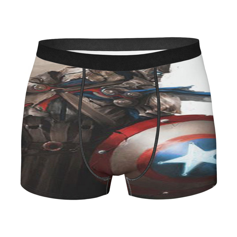 Captain America Medieval Men's Boxer Briefs