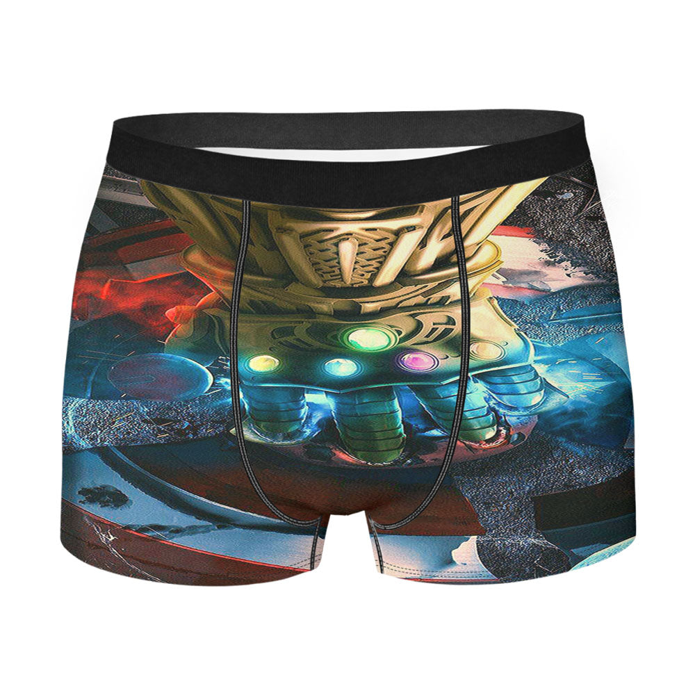 Captain America'S Destroyed Shield Men's Boxer Briefs