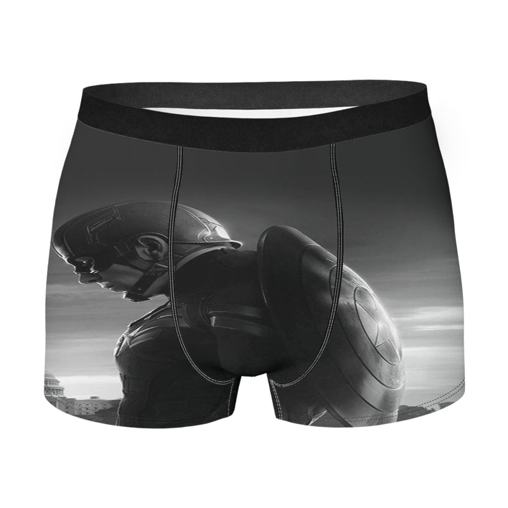Captain America Sad Men's Boxer Briefs