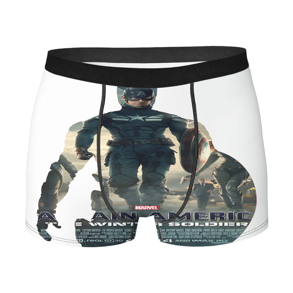 Captain America The Winter Soldier Poster Men's Boxer Briefs