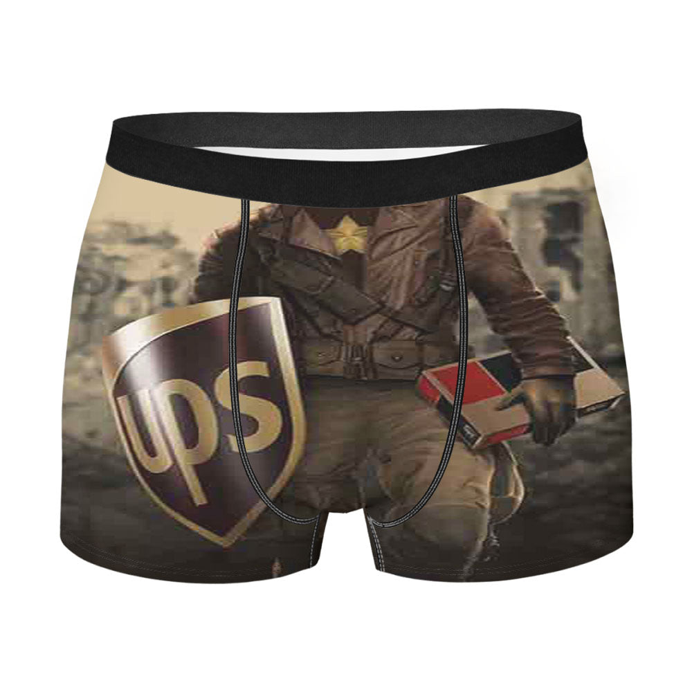 Captain America Ups Men's Boxer Briefs
