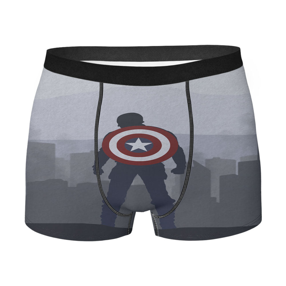 Captain Amerika Men's Boxer Briefs