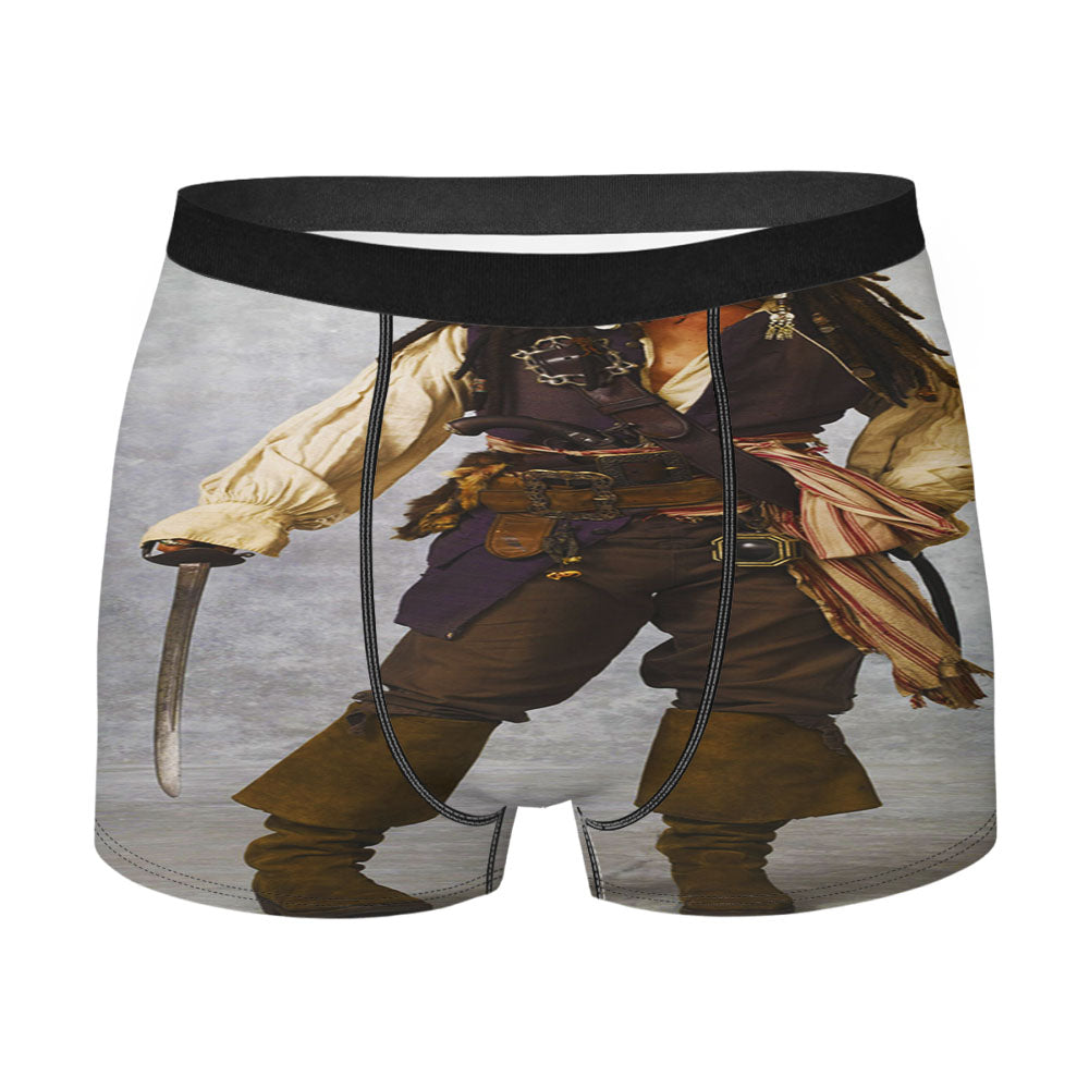 Captain Jack Sparrow Pose Men's Boxer Briefs
