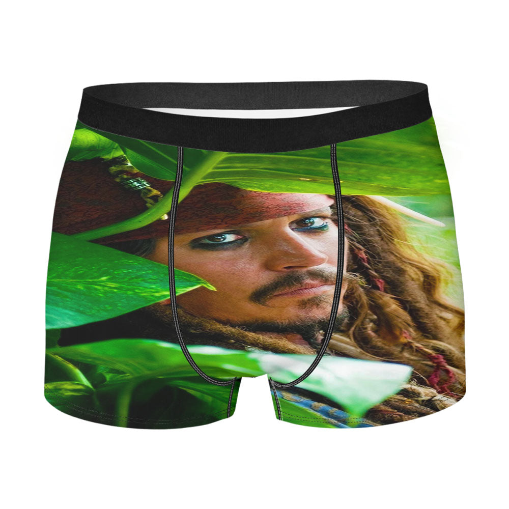 Captain Jack Sparrow Sneak Men's Boxer Briefs