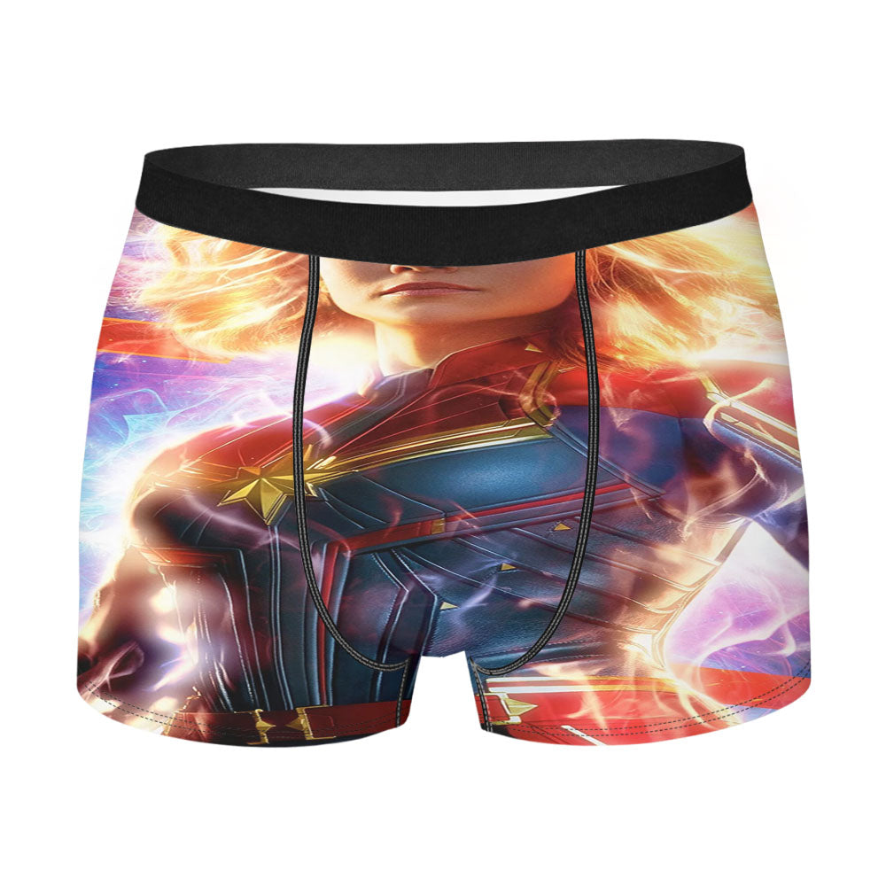 Captain Marvel Brie Larson Men's Boxer Briefs