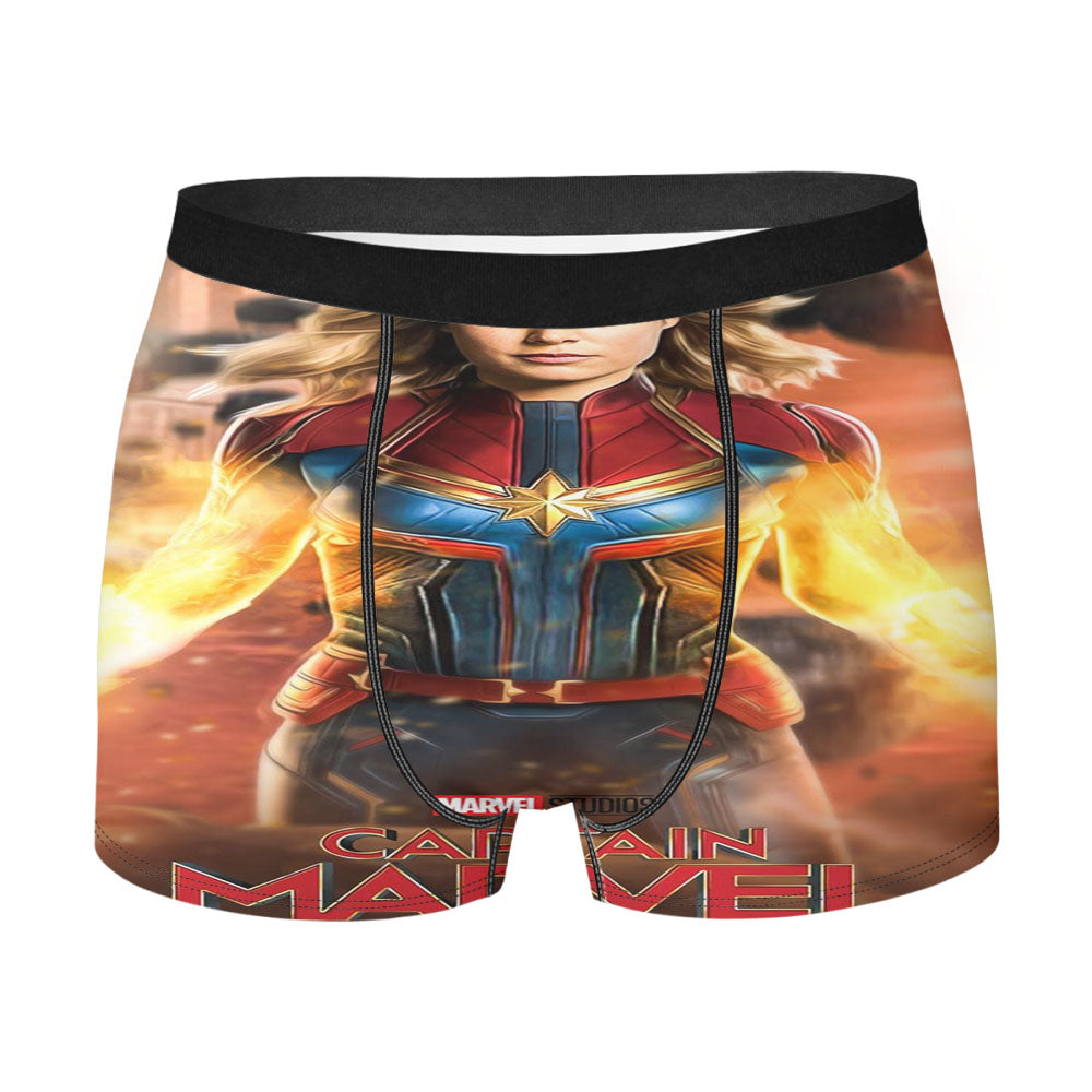 Captain Marvel Heroes Men's Boxer Briefs