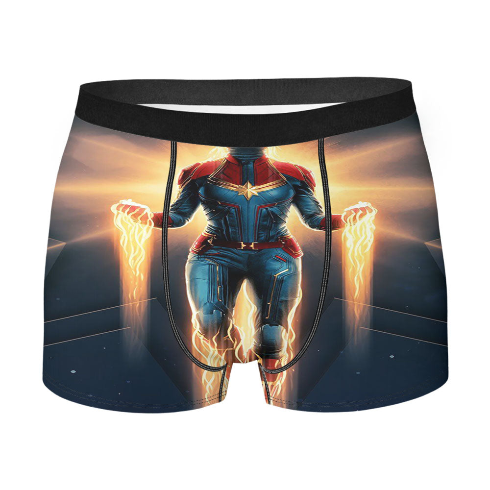 Captain Marvel Movie Men's Boxer Briefs