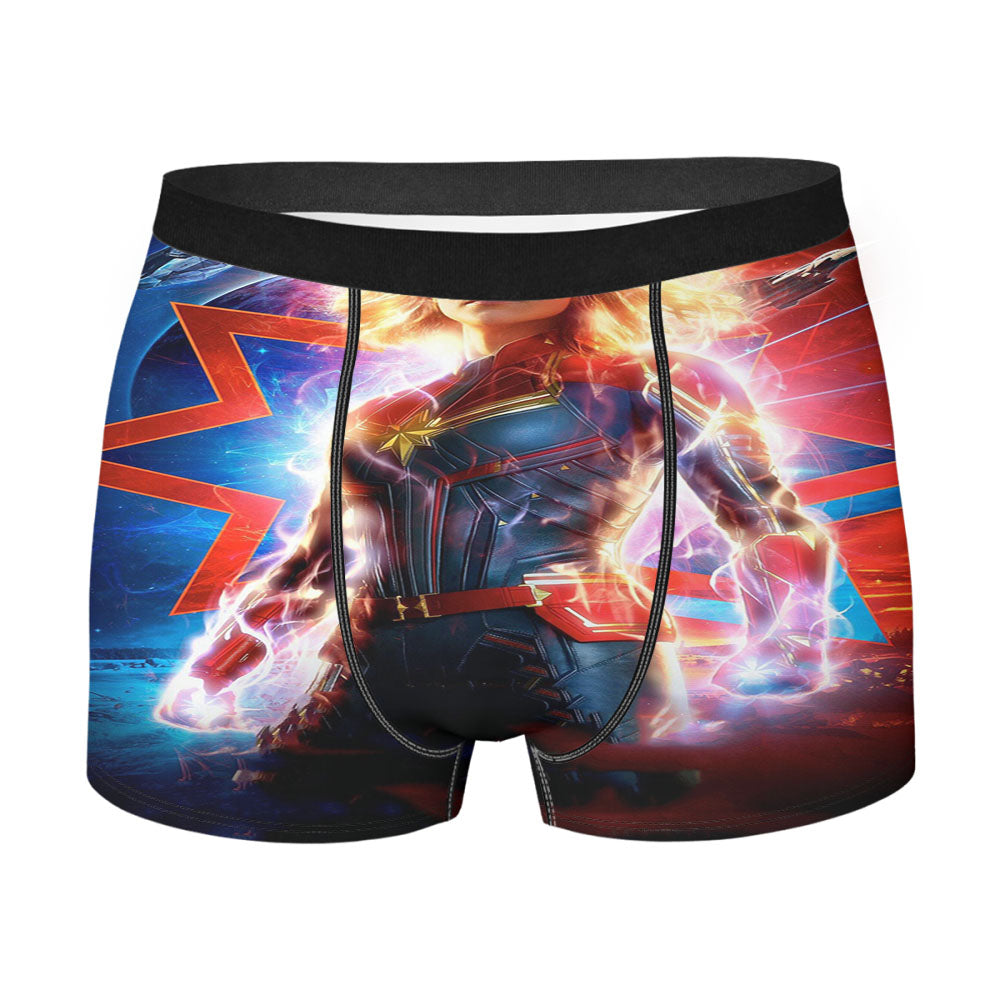 Captain Marvel Poster Men's Boxer Briefs