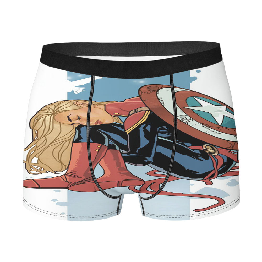 Captain Marvel Wallpaper Men's Boxer Briefs