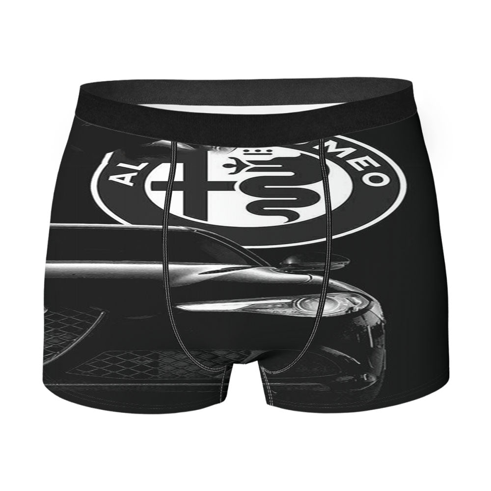 Car Logo Alfa Romeo Men's Boxer Briefs