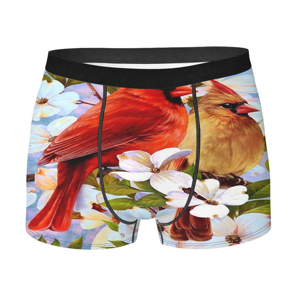 Cardinal Pair Men's Boxer Briefs
