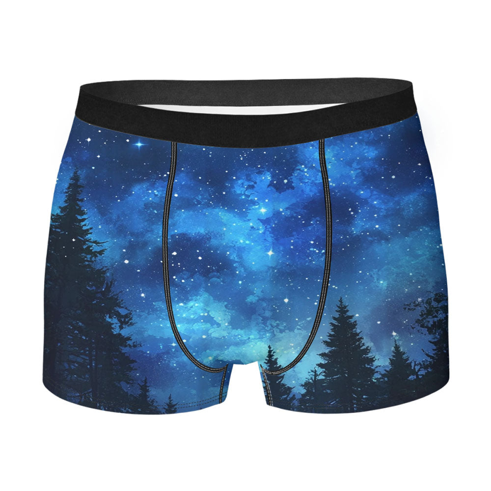 Celestial Night Sky Men's Boxer Briefs