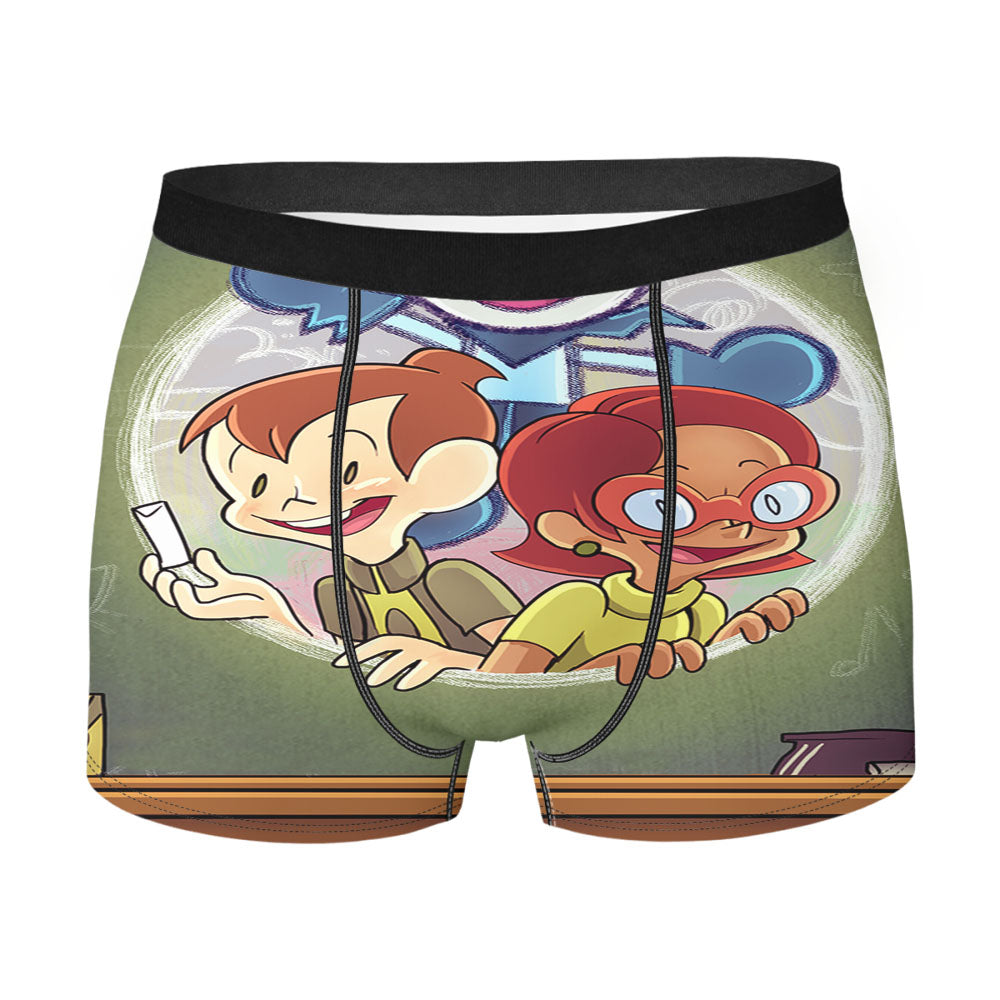 Chalkzone Aesthetic Kids Cartoon Poster Men's Boxer Briefs