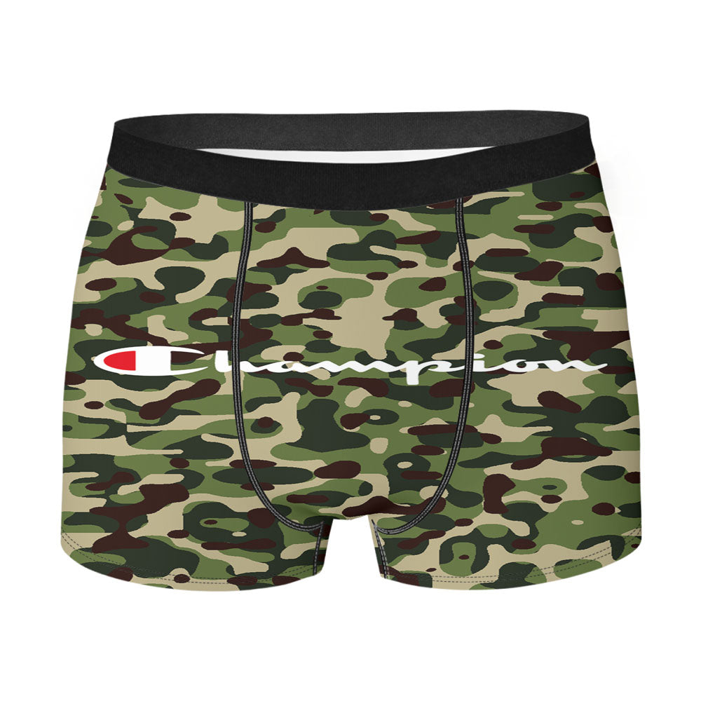 Champion Bape Camouflage Green Men's Boxer Briefs