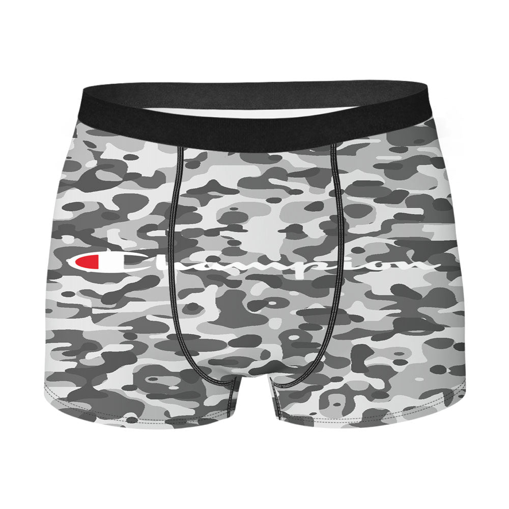 Champion Bape Camouflage Grey Men's Boxer Briefs
