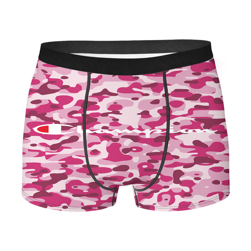 Champion Bape Camouflage Pink Men's Boxer Briefs