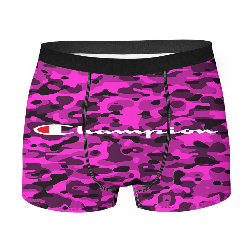 Champion Bape Camouflage Purple Men's Boxer Briefs