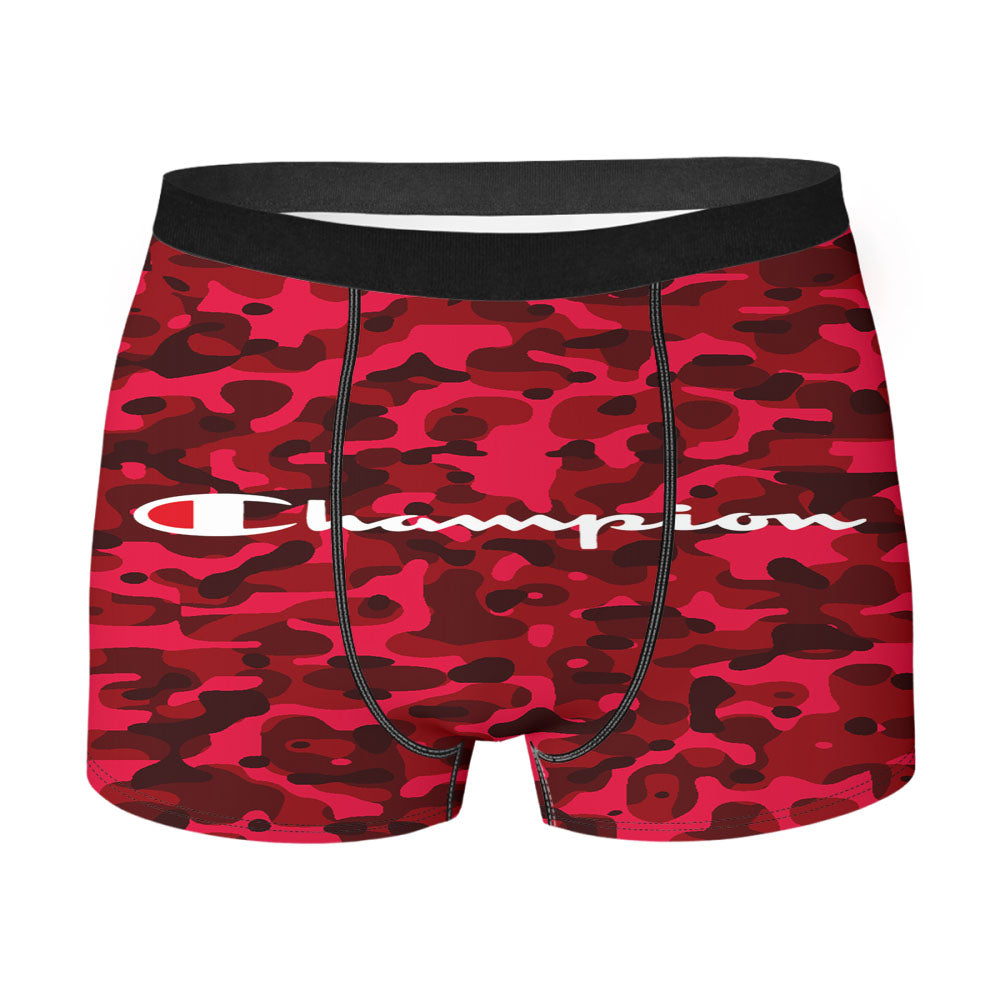 Champion Bape Camouflage Red Men's Boxer Briefs