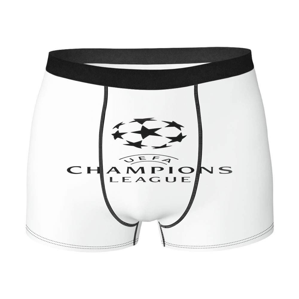Champions League Europe Logo Soccer Art Illustration Men's Boxer Briefs