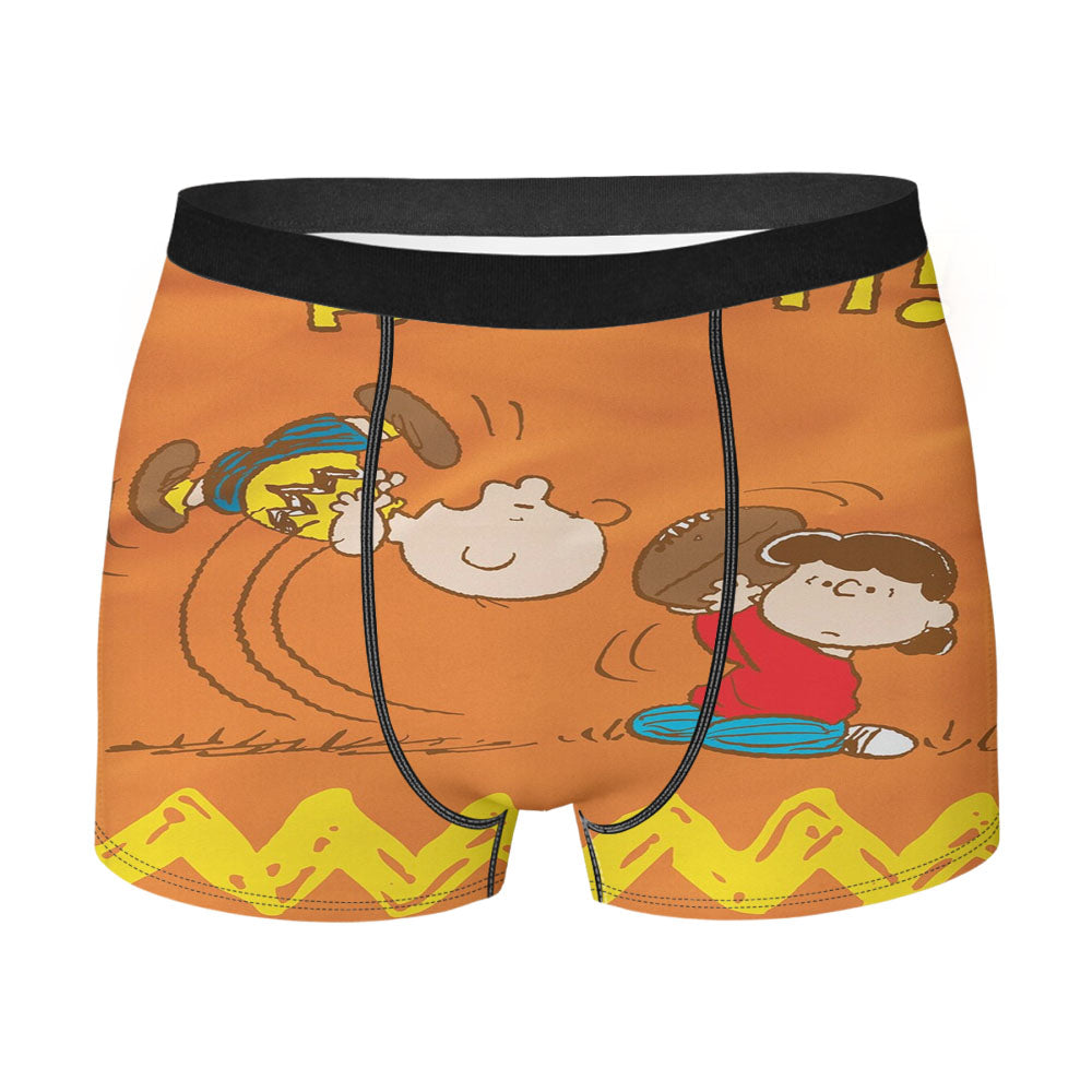 Charlie Brown And Lucy Football Men's Boxer Briefs