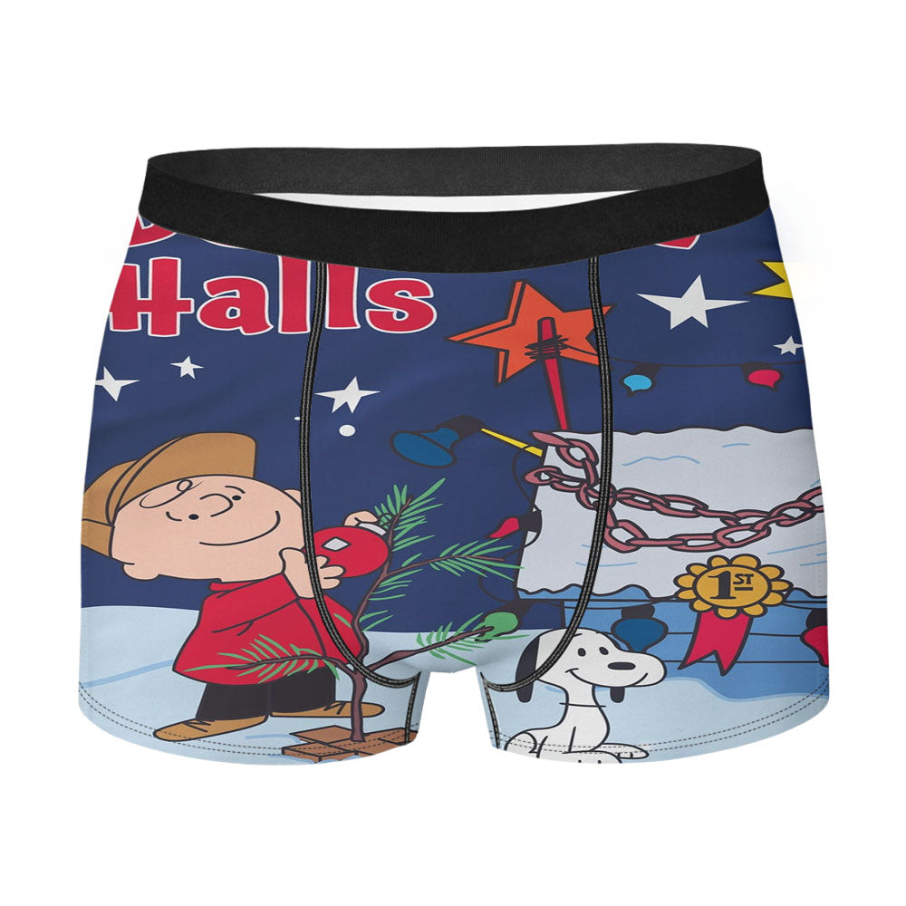 Charlie Brown Christmas Tree Men's Boxer Briefs