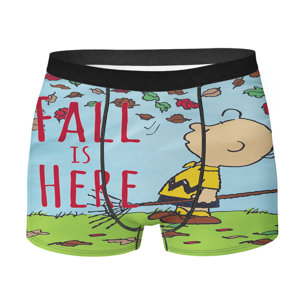 Charlie Brown Fall Men's Boxer Briefs