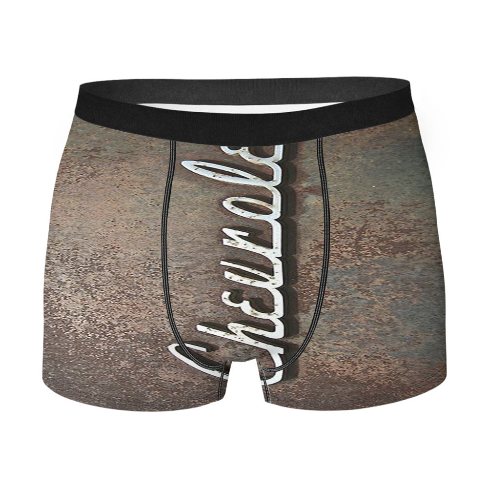 Chevrolet Rusty Logo Men's Boxer Briefs