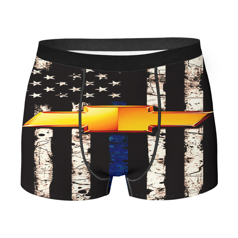 Chevrolet Thin Blue 98 Men's Boxer Briefs