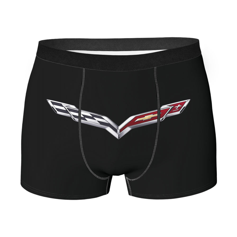 Chevy Logo Black Men's Boxer Briefs