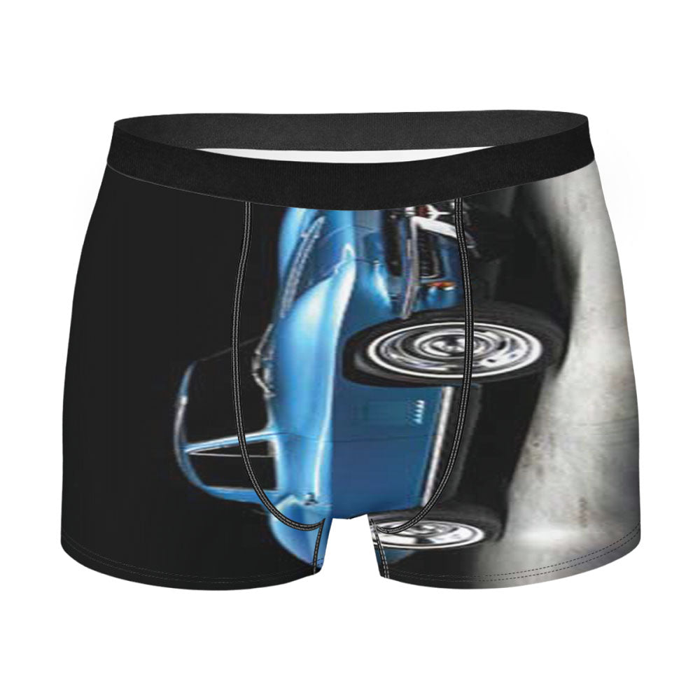 Chevy Stingray 67 Blue Men's Boxer Briefs