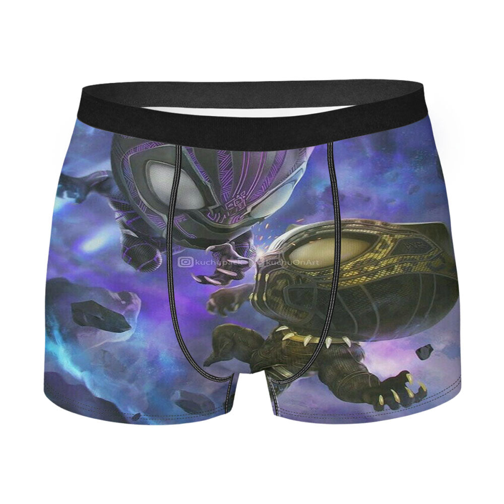 Chibi Black Panther Men's Boxer Briefs