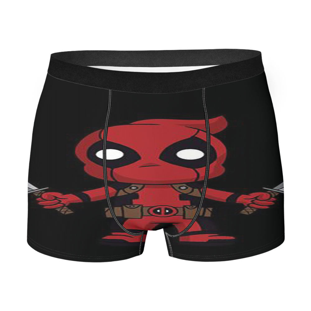 Chibi Deadpool Men's Boxer Briefs