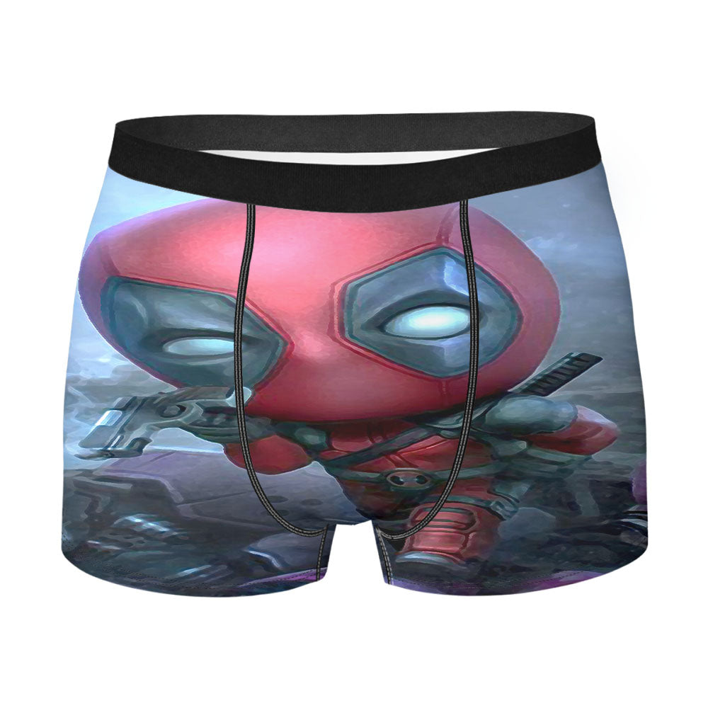 Chibi Fancy Deadpool Men's Boxer Briefs
