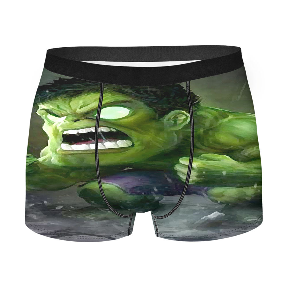 Chibi Fancy Hulk Men's Boxer Briefs