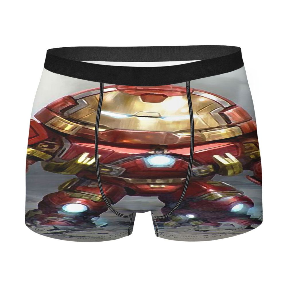 Chibi Fancy Iron Man Men's Boxer Briefs