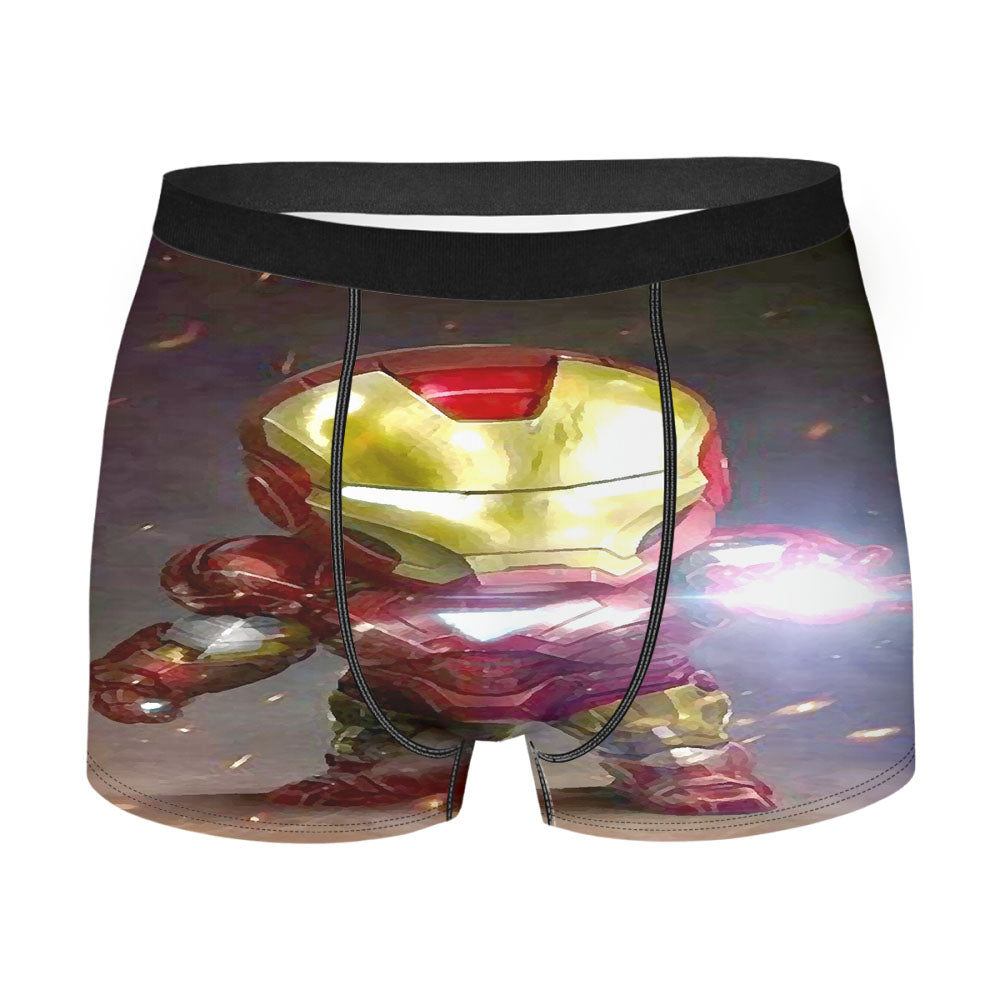Chibi Fancy Iron Man 2 Men's Boxer Briefs