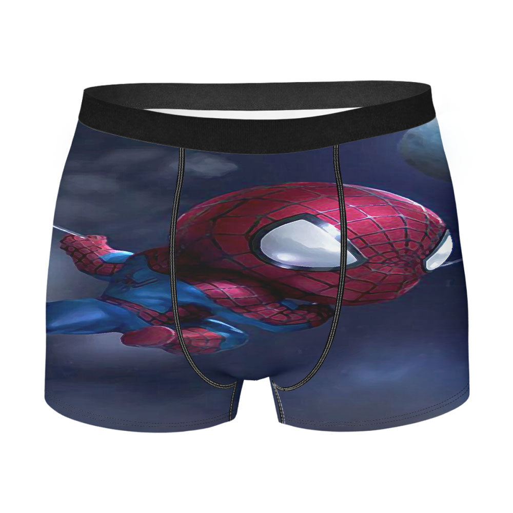 Chibi Fancy Spiderman Men's Boxer Briefs