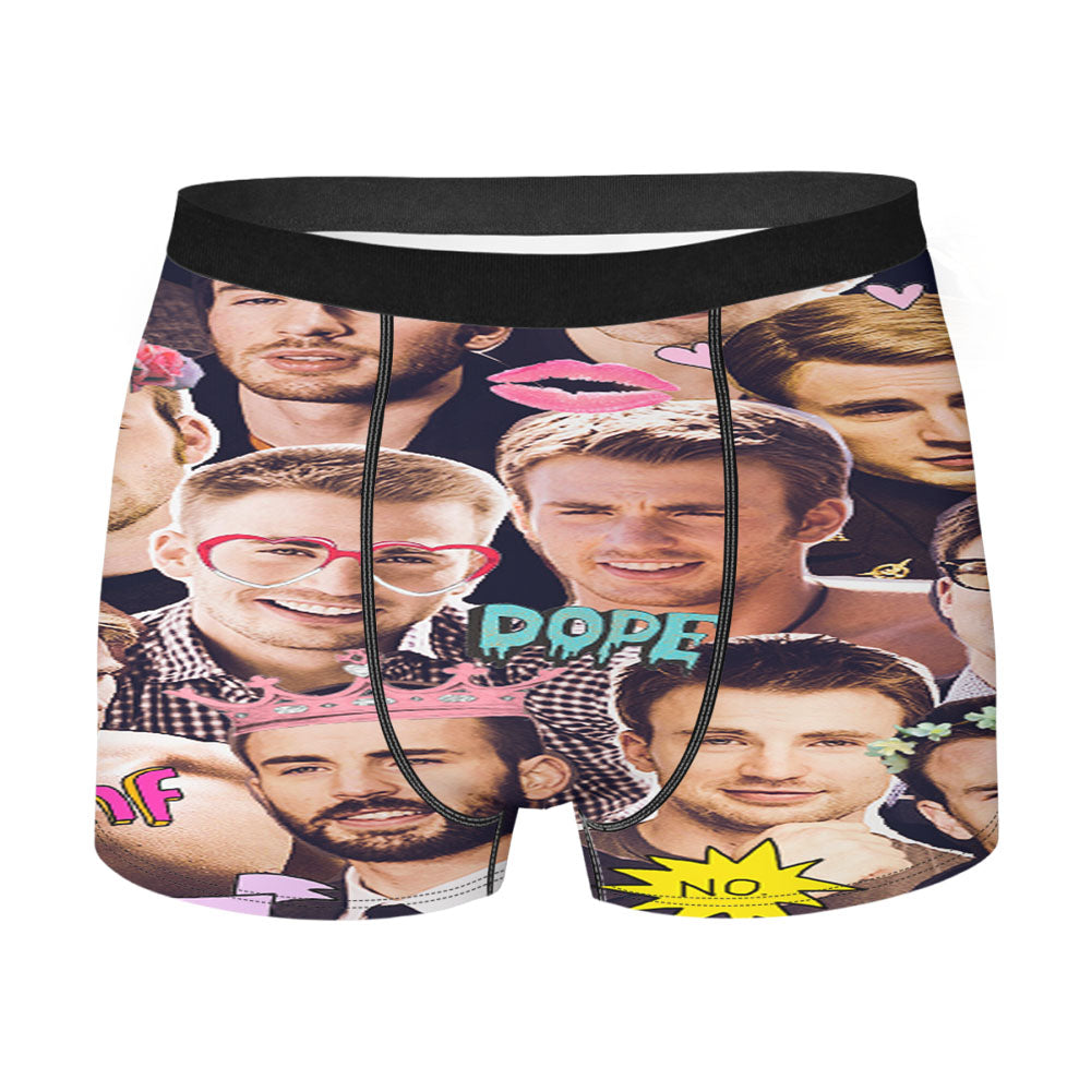 Chris Evans Captain America Men's Boxer Briefs