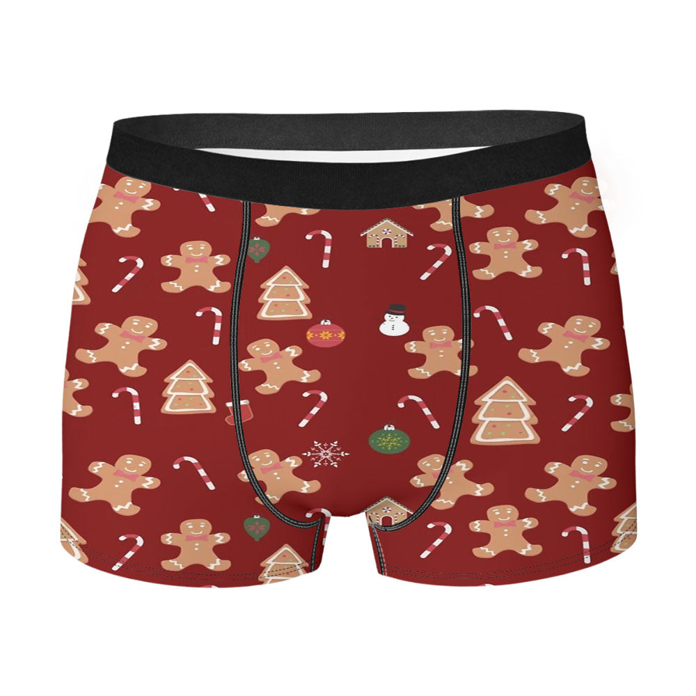 Christmas Gingerbread Cookies Men's Boxer Briefs