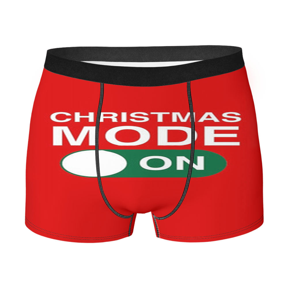 Christmas Mode On Men's Boxer Briefs