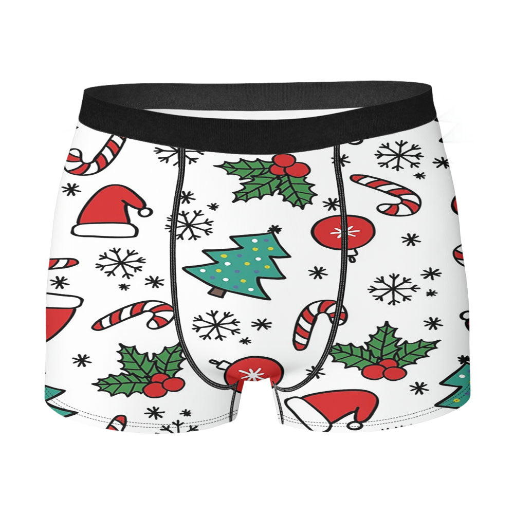 Christmas Pattern Men's Boxer Briefs