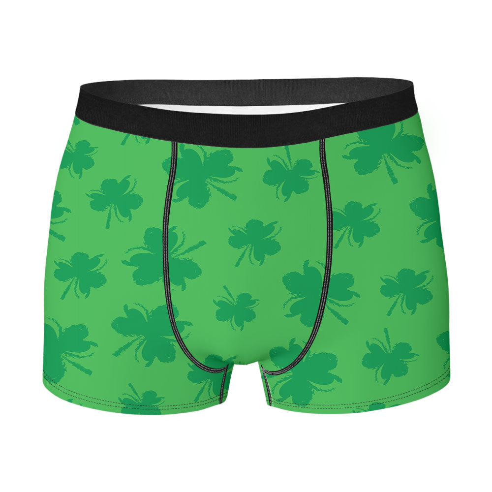 Clover Patrick Pattern Men's Boxer Briefs