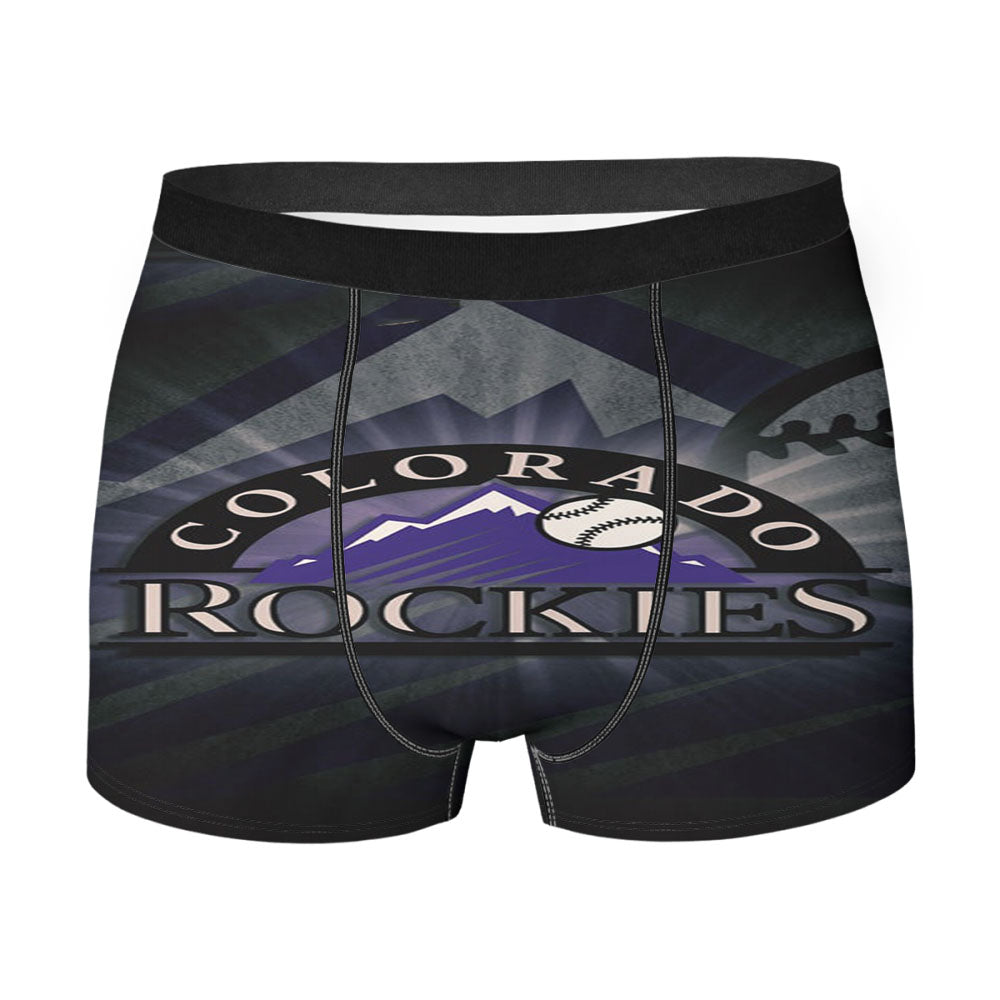 Colorado Rockies Baseball 7 Men's Boxer Briefs