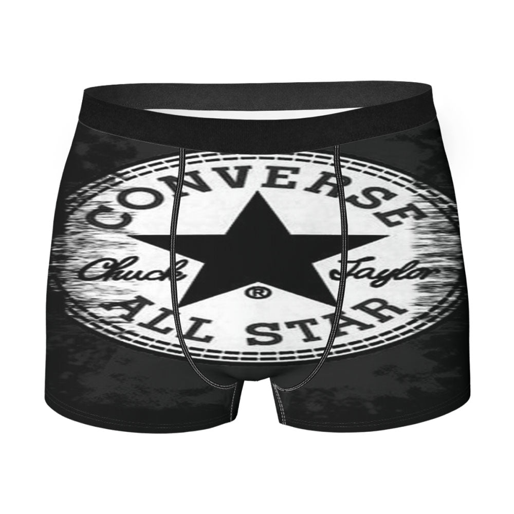Converse Black Withe Men's Boxer Briefs