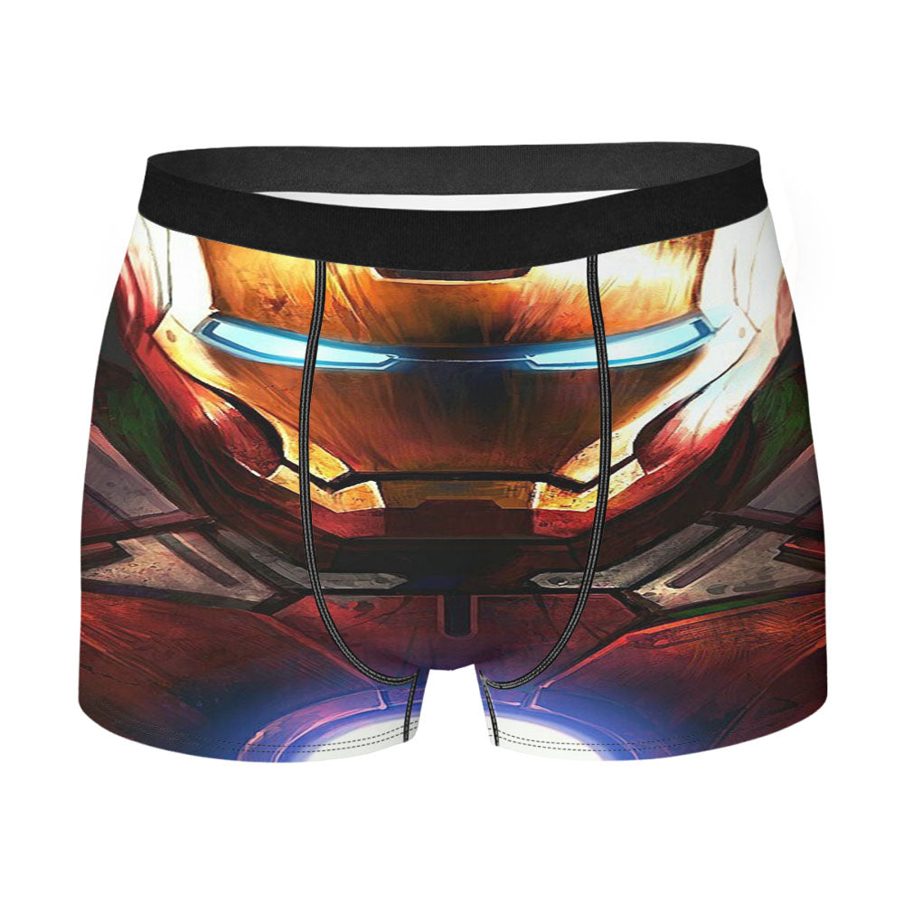 Cool Ironman Art Men's Boxer Briefs