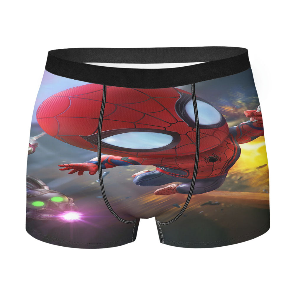 Cute Spiderman Men's Boxer Briefs